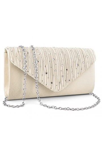 TINDTOP Pochette pour femme, pochette de soirée formelle à bandoulière, sac à main de fête, mariage, cocktail, bal de fin da