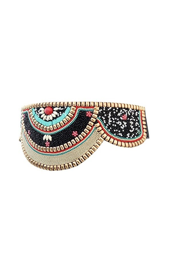 NEBAI · LESEN Bohemian Ceinture élastique sexy pour robe T-shirt Ceinture large réglable Ceinture à lacets Ceinture à nouer C