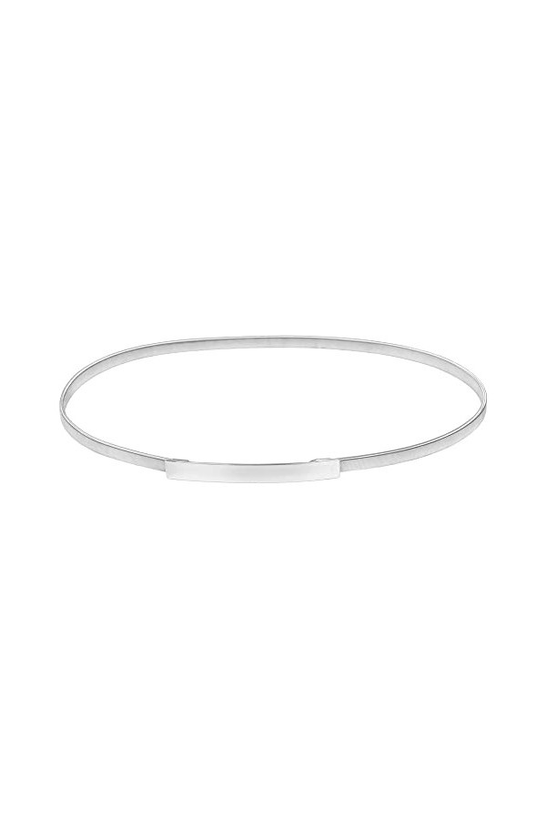 GRACE KARIN Ceinture fine en alliage élastique punk, Feuille dor, S