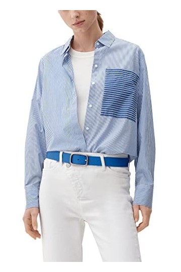 s.Oliver Gürtel Ceinture, Blue, 85 aux Femmes