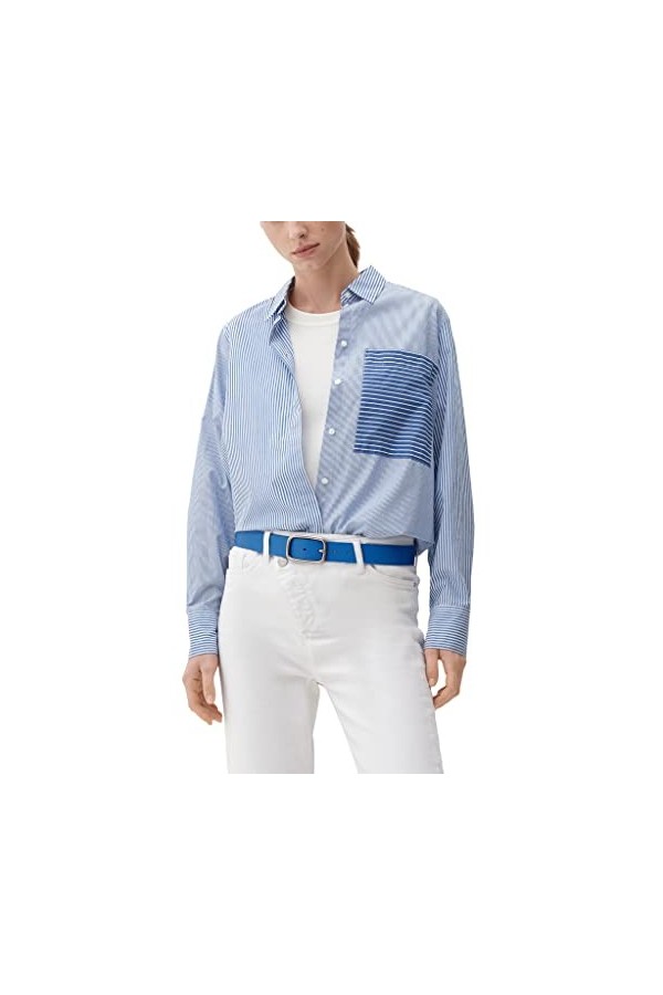 s.Oliver Gürtel Ceinture, Blue, 85 aux Femmes