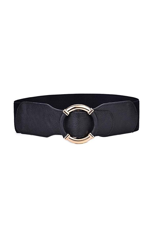 HEYCCO Ceintures Femme,Grosse Ceinture Femme pour Robe Ceintures à la Taille élastique élastique pour Femmes avec Boucle de C