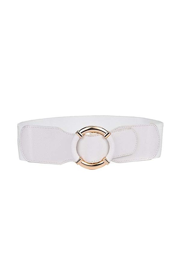 HEYCCO Ceintures Femme,Grosse Ceinture Femme pour Robe Ceintures à la Taille élastique élastique pour Femmes avec Boucle de C