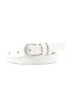 QINGYY 1 Pc Ladies Fashion Thin Belt Dress Decoration Small Versatile Ladies Pin Buckle Belt-White