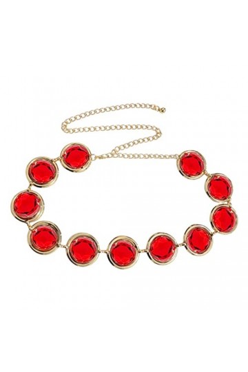 Générique Accessoires Bijoux Femmes Anime Cosplay Taille Ceinture Cosplay Accessoires chaîne Western Ceinture chaîne Concho C