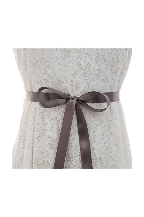 Ceintures de robe de mariée ceinture de strass en cristal de mariée de luxe ceinture de ceinture de ruban de satin pour demoi