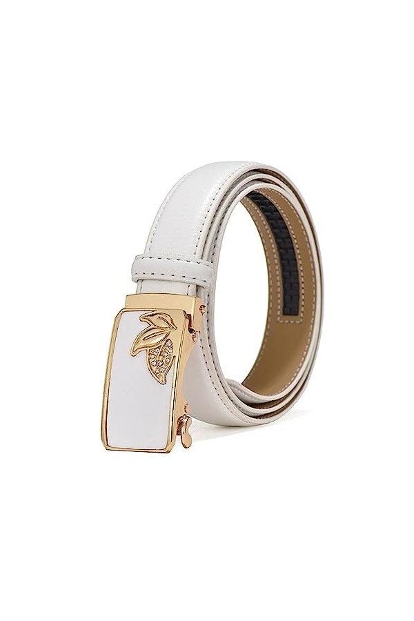 NIUXICH Ceintures pour femmes Robe Jeans Ceinture à boucle automatique Largeur 2,8cm Ceinture en jean décontractée pour acces