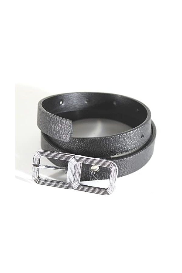 Piccola Lala It-pl-aymblt-000012 Belt, Noir, XL Femme