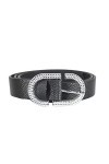 Piccola Lala It-pl-aymblt-00006 Belt, Noir, M Femme