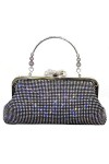 Strass Pochette Sac à Main Femme bandoulière Sac à Main de Dîner Sac de Soirée Mariage Prom de Dames Or