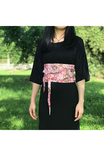 Fancy Pumpkin Ceinture Obi Vintage Yukata Kimono Japonais Japonais Ceinture Harajuku-D11