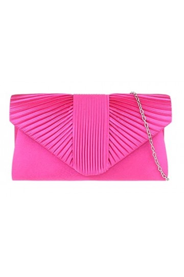 Girly Handbags Femmes Pochette Satin PlissŽe Femme