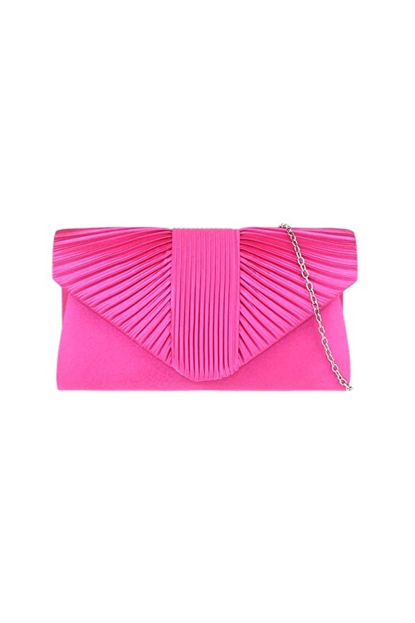 Girly Handbags Femmes Pochette Satin PlissŽe Femme