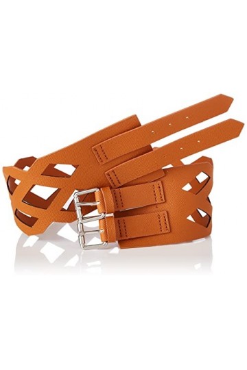 United Colors of Benetton Ceinture 6cutdl00d, Marron 910, S Lot de 2 Femme