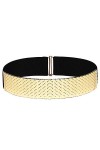 Coucoland Ceinture de Taille en Métal pour Femme Argent 
