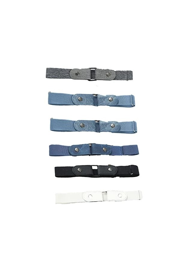 Ceintures éLastiques Invisibles Sans Boucle Femme Ceinture sans Boucle Invisible Unisexe Pour Jeans Pantalon Robe Ceinture Un