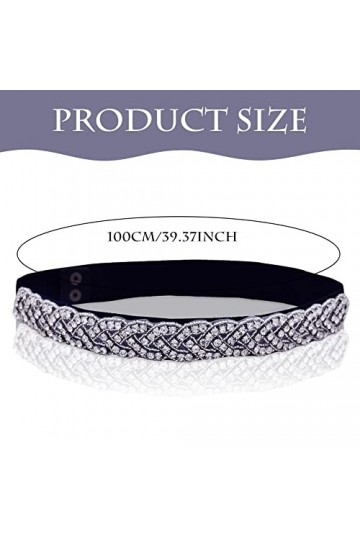 Ceinture Strass Femme Strass Ceinture de Mariée Ceinture Strass Cristal Femme Cristal Strass Ceinture Robe Ceinture Cristal C