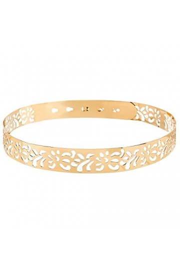 BABEYOND Ceinture de Robe en Métal Ceinture de Robe Mariée Courroie Métal Ceinture Mince Ceinture Élégant pour Robe Décoratio