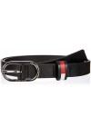 Tommy Jeans Ceinture Ovale Tjw 2.0, Black, 75 Femme