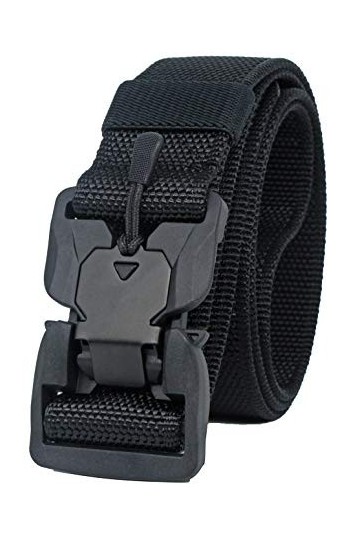 Longwu Super Magnetic Buckle Nylon Quick-Release Canvas Respirant Militaire Tactique Hommes Femmes Ceinture Ceinture Avec Bou