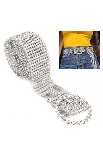 Ceinture en Strass, Ceinture pour Femmes, Taille de Dame, Décoration de Mode Brillante pour la Fête de Mariage