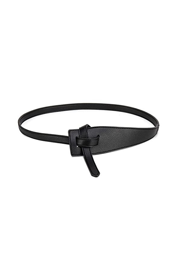 LEEQBCR Ceinture pour dames Ceinture irrégulière Ceinture pour dames Ceinture en cuir à lacets Manteau Vêtements Accessoires 