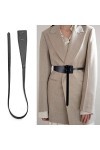 LEEQBCR Ceinture pour dames Ceinture irrégulière Ceinture pour dames Ceinture en cuir à lacets Manteau Vêtements Accessoires 