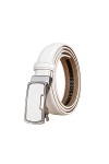 ZWRY 2,3cm Femmes Véritable Ceinture en cuir Avslappnad réglable Ceintures automatique Boucle de ceinture Accessoires Vêtemen