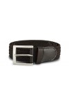 Streeze ceinture de 35 mm. 6 tailles. Tissé, extensible et tressé de boucle en argent idéale avec les Jeans. Small – 3XL Mar