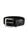 Streeze ceinture de 35 mm. 6 tailles. Tissé, extensible et tressé de boucle en argent idéale avec les Jeans. Small – 3XL Mar