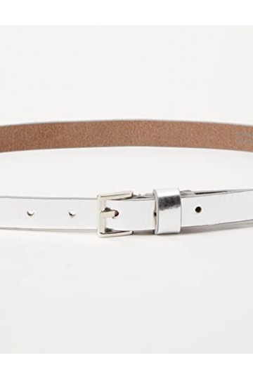 Mgm - Ceinture Femme - Argenté - Silber Silber Hell - FR : 75 Taille Fabricant : 75 Brand size : 75 