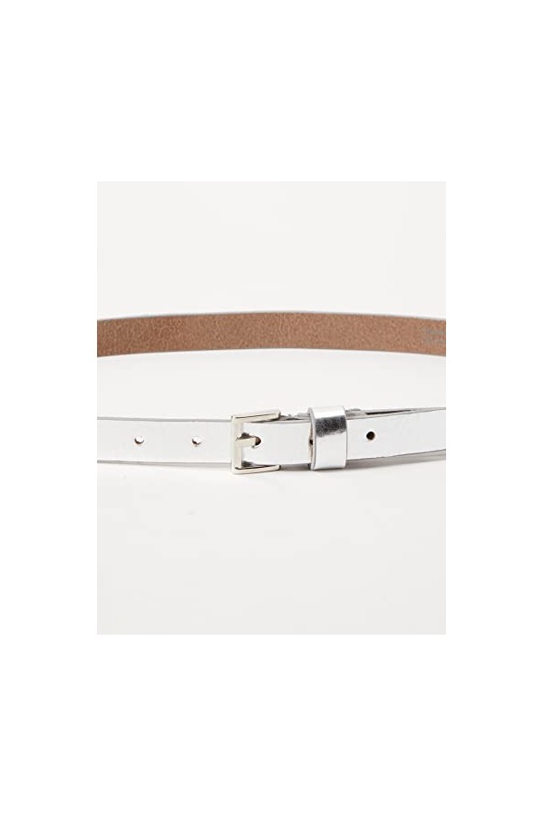 Mgm - Ceinture Femme - Argenté - Silber Silber Hell - FR : 75 Taille Fabricant : 75 Brand size : 75 