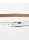Mgm - Ceinture Femme - Argenté - Silber Silber Hell - FR : 75 Taille Fabricant : 75 Brand size : 75 