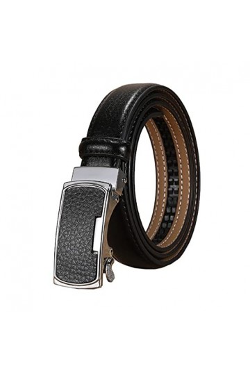 2,3cm de ceinture en cuir de cuir de femme, bande décontractable, ceinture réglable, ceinture automatique, boucle, jeans Acce