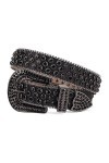 kawehiop Montrez votre style avec une ceinture en strass - Pour les concerts et lusure quotidienne Ceinture en strass Wester