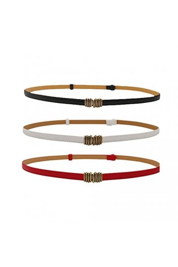 Spydge 3 pezzi Cinghia Elastica Larga Cinture Vintage Donna Cintura Elastica in Vita con fibbia in Metallo Lucido per le Donn