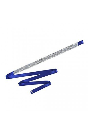 Ceinture Strass Cristal Femme Ceinture Robe de Mariée Nuptiale Satin Ruban Robe de Demoiselle dHonneur Accessoires