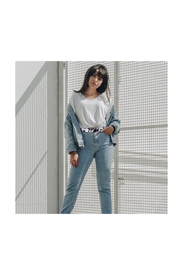 VALICLUD Ceinture pour femme en cuir imprimé animal pour jeans, pantalons, robes