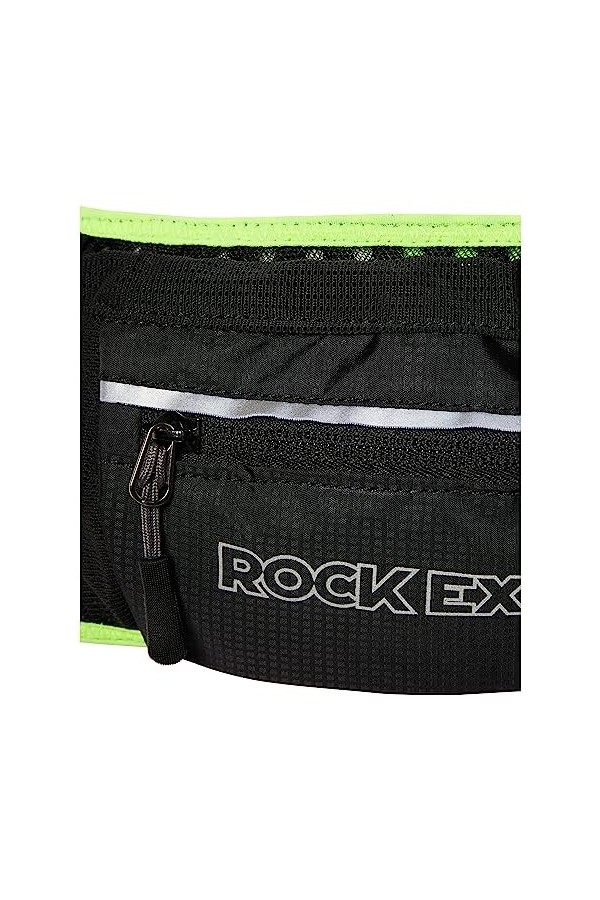 Rock Experience Rush Belt, 0208 Caviar + 2134 Safety Yellow, Taille Unique Womens