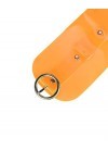 Elerevyo Ceintures transparentes pour femme, large boucle ronde transparente en PVC pour robe, Orange, 70-75cm/27.56-29.53"