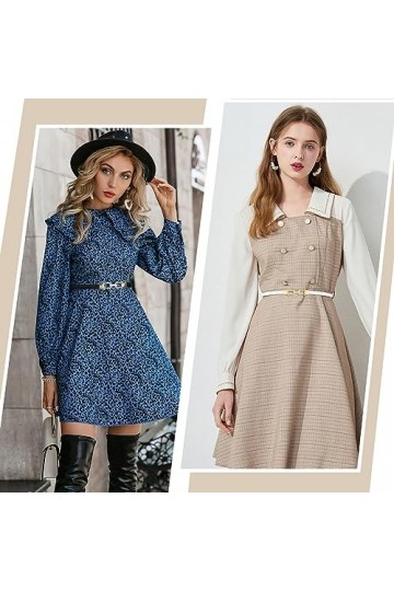 XZQTIVE Ceinture en cuir skinny pour femme - Réglable - Taille fine - Ceinture tendance pour robe, 2-noir+blanc, Passend für 