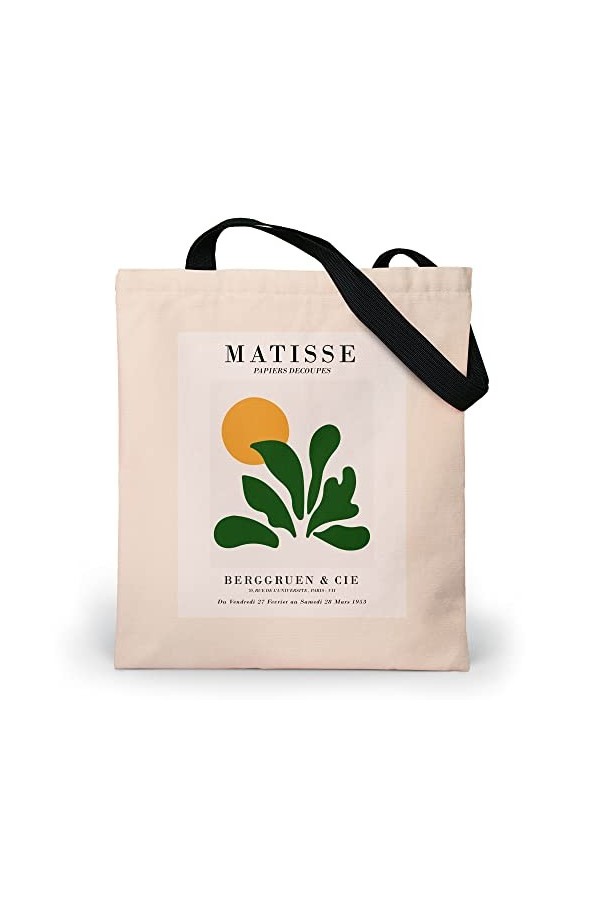 Loxato The Tote Bag Aesthetic - Sac Cabas Femme Grand Format 37x42cm - Sac Fourre Tout Femme - Sac Aesthetic - Sac de Cours F