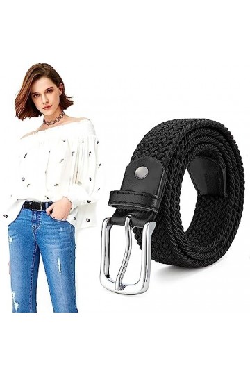 CALIYO Ceinture Femme Ceinture Homme Ceinture Tressée Femme Ceinture Élastique Réglable Ceinture Femme Ceinture Extensible Fe