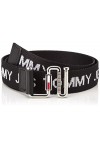 Tommy Jeans Femme Tjw Essential Webbing Belt Ceinture, Noir, 100 EU