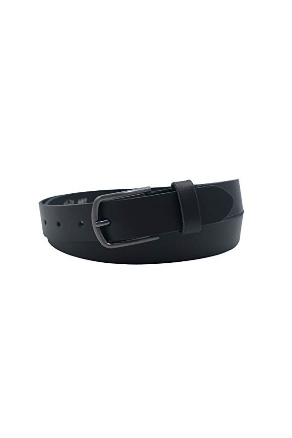 NK Belt GmbH Ceinture en cuir pour femme - Noir - 3 cm - M-01 - Noir - X-Small