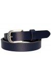 OKTRADI® Ceinture en cuir pour femme - Largeur : 2 cm - Fabriquée à la main en Allemagne
