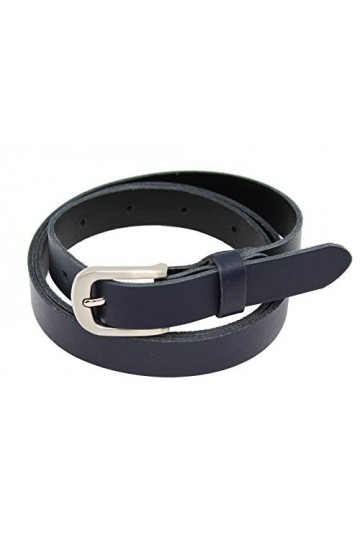 OKTRADI® Ceinture en cuir pour femme - Largeur : 2 cm - Fabriquée à la main en Allemagne