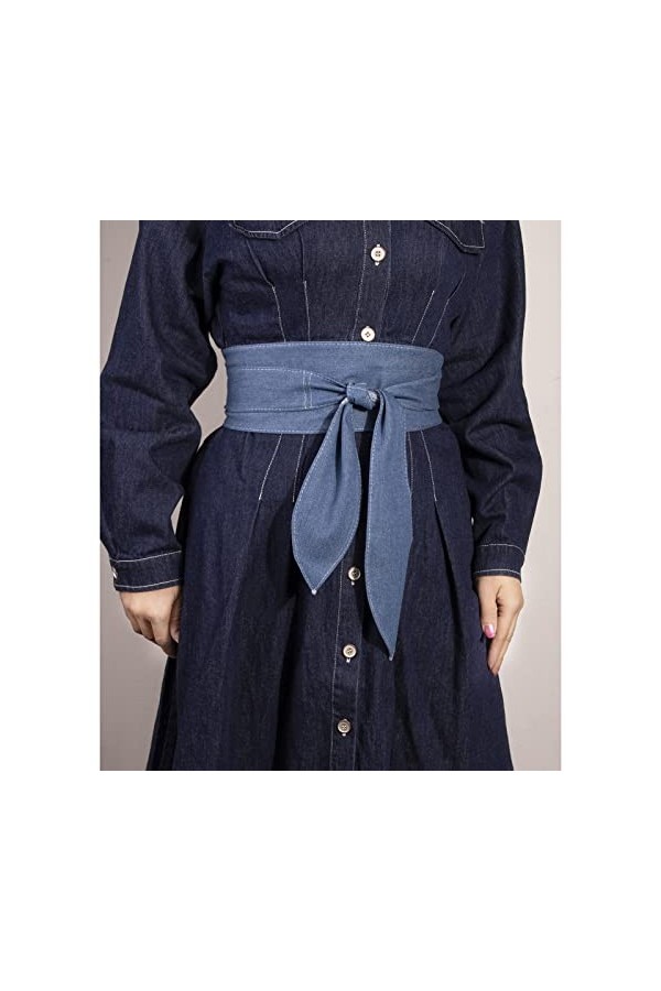 LumiSyne Ceinture Obi Pour Femme Vintage Ceinture Cinch Large Cuir PU Doux Ceinture Enveloppante Ceinture Large Nouée Ceintur