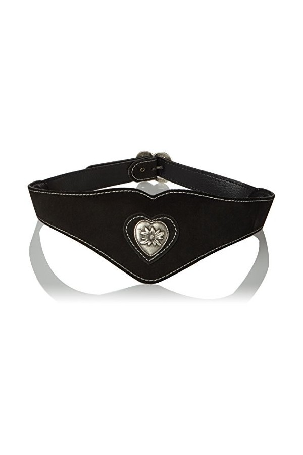 Werner Trachten Trachtengürtel Ceinture, Gris Grau , 75 Femme