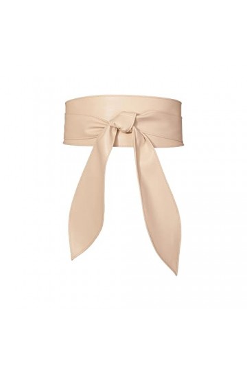 LumiSyne Ceinture Obi Pour Femme Vintage Ceinture Cinch Large Cuir PU Doux Ceinture Enveloppante Ceinture Large Nouée Ceintur